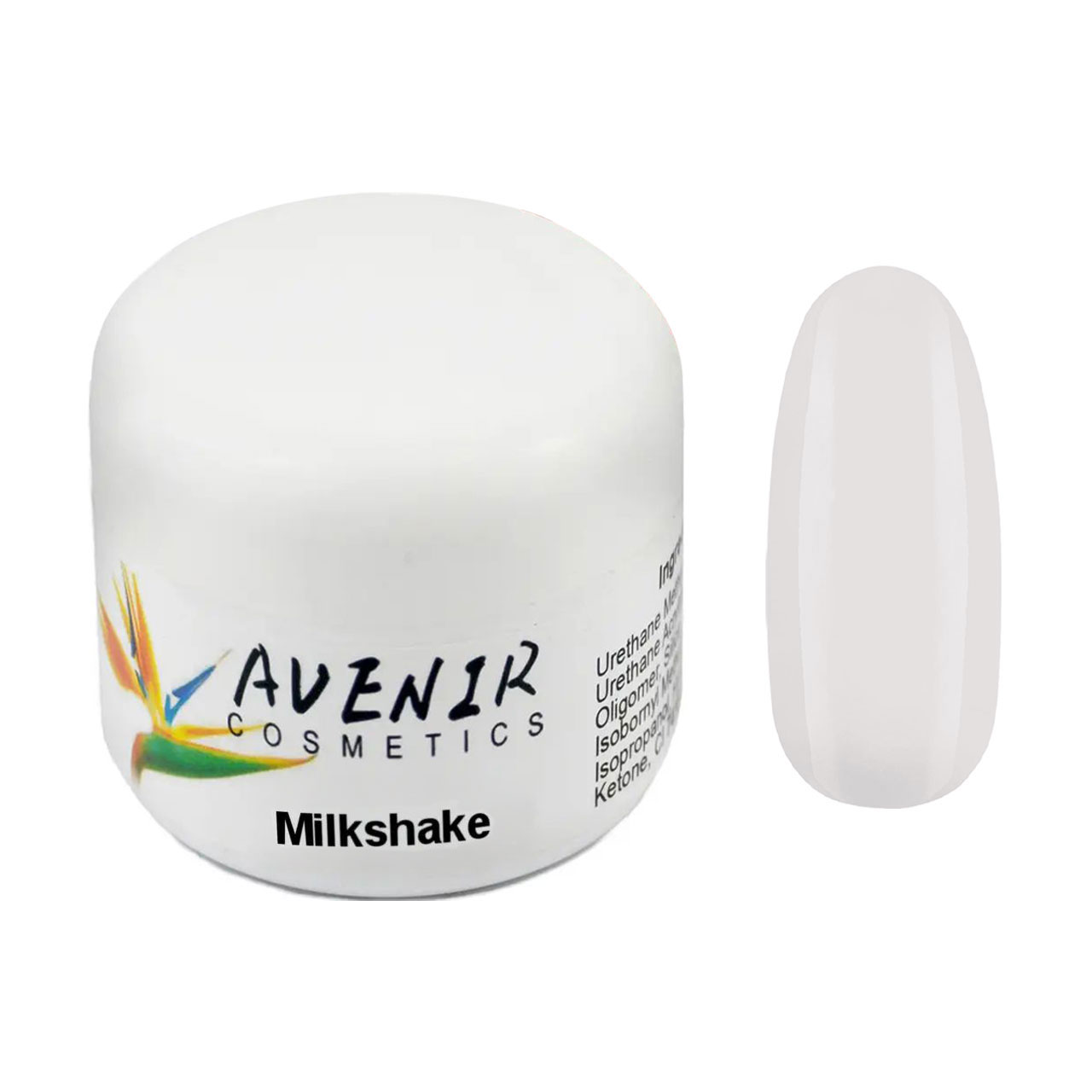 Гель для нарощування нігтів Avenir Cosmetics LED Milkshake, 100 мл